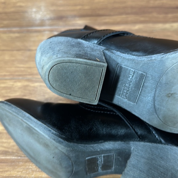 Rocket Dog Unleashed Women 7.5 Black Heel Pull On Strap Around Ankle Boots - Picture 10 of 10